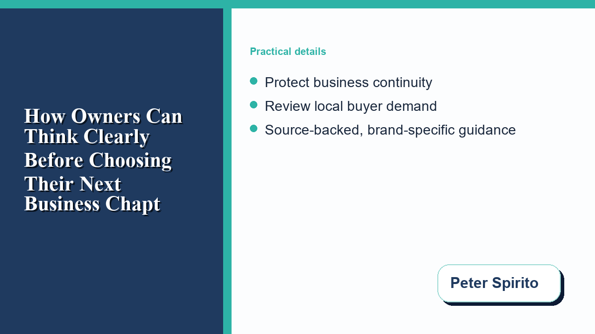 How Owners Can Think Clearly Before Choosing Their Next Business Chapter support visual 1
